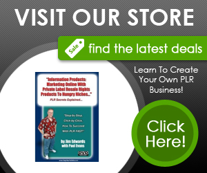 Visit Our PLR Business Store